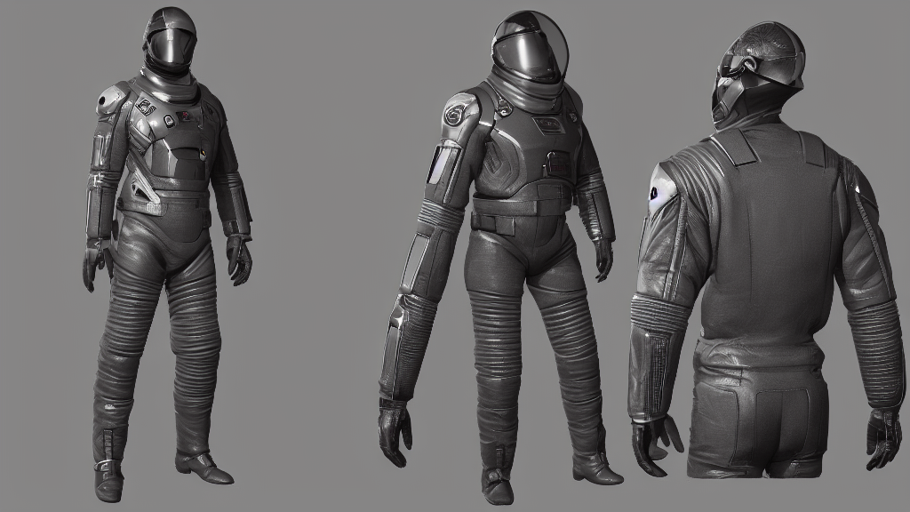 KREA AI interstellar leather topology 3 d concept render,