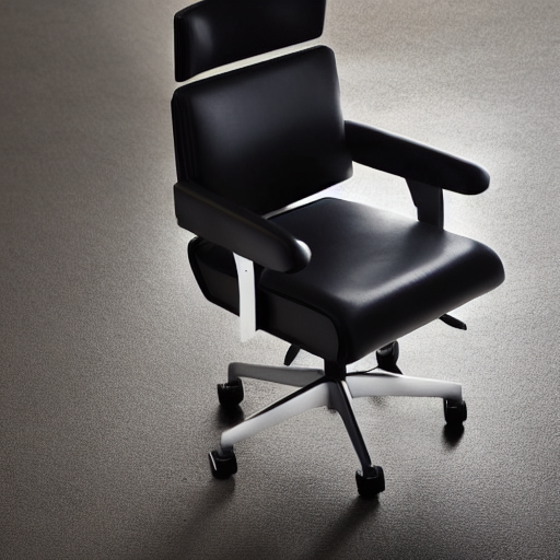 KREA AI Photograph of an office chair made from BMW parts,...