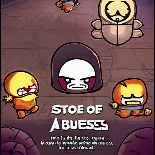 KREA AI the binding of isaac, among us skeld