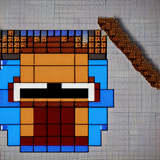 KREA AI isaac from binding of isaac, pixel art