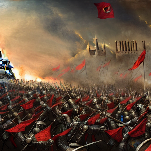 KREA AI The fall of Constantinople, battle of 1453, conque...