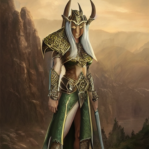 KREA AI - elder scrolls high elf, concept art, fantasy, high...