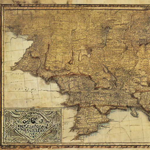 KREA AI - an antique artistic cartography map of yugoslavia,...