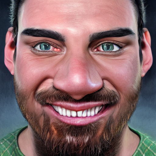 KREA AI Caricature portraits done of Vinny Vinesauce, real...