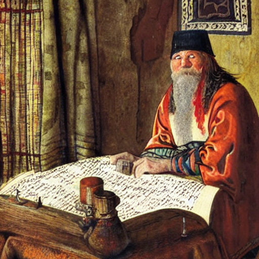 KREA AI - the norse shaman, a 1 5 th century tome from germa...