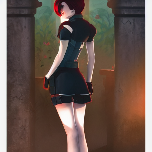 KREA AI lady alcina drimitrescu from resident evil 8, cast...