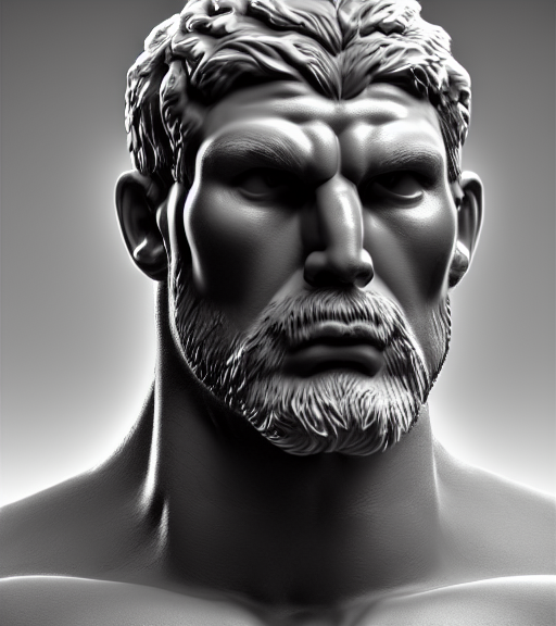 KREA AI heracles, complex 3 d render, hyper detailed, ultr...