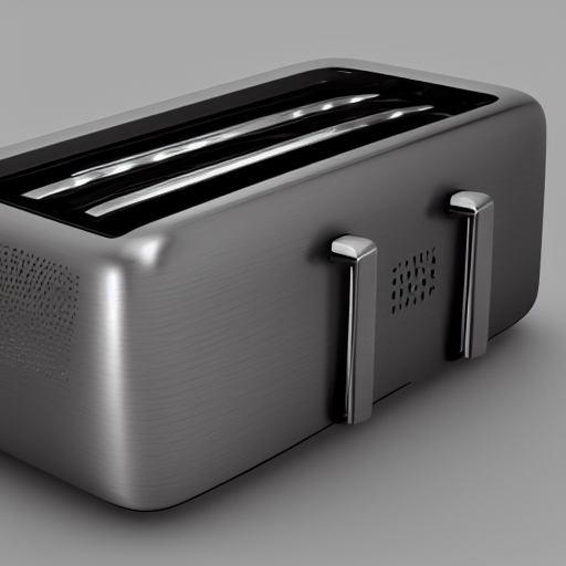 KREA AI an evil toaster, 3 d render, octane, ray tracing,
