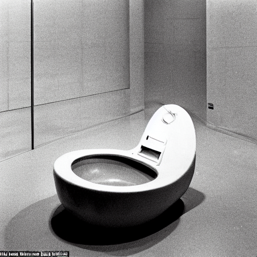 KREA AI a art documentation of an upside down urinal ready...