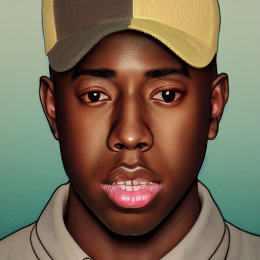 Krea ai hyper realistic tyler the creator anime style fa 