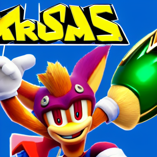 KREA AI crash bandicoot bros kirby super star ultra sonic