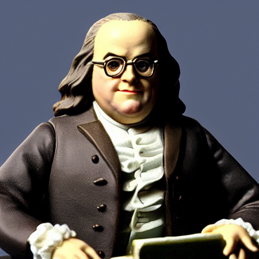 KREA AI “Benjamin Franklin as a 1980s action figure”