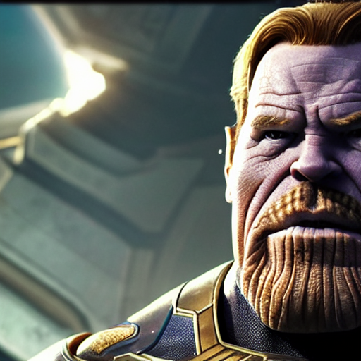 KREA AI - Bryan Cranston as Thanos, HD promotional screensho...