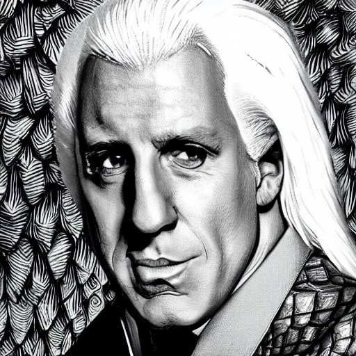 KREA AI - Ric Flair, portrait, wooooo, background alligator ...