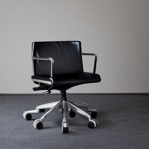 KREA AI Photograph of an office chair made from BMW parts,...