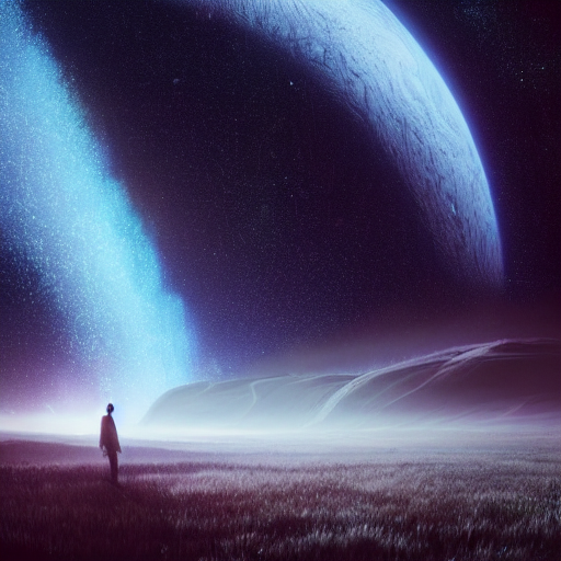 KREA AI A very beautiful scene from the film Interstellar,...