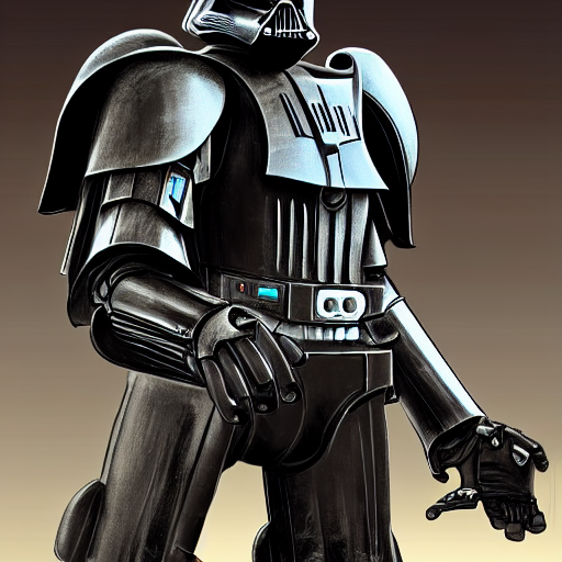 KREA AI huge power armor with servos from fallout in the s...