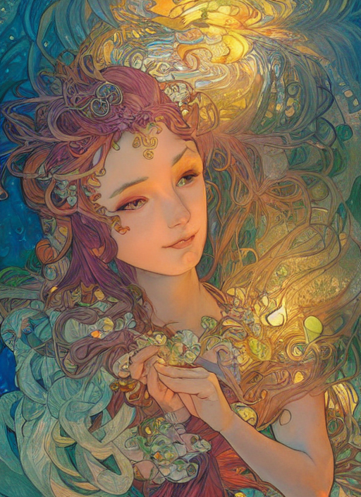 KREA AI Water Elemental Goddess, ambient lighting, 4k, jos...