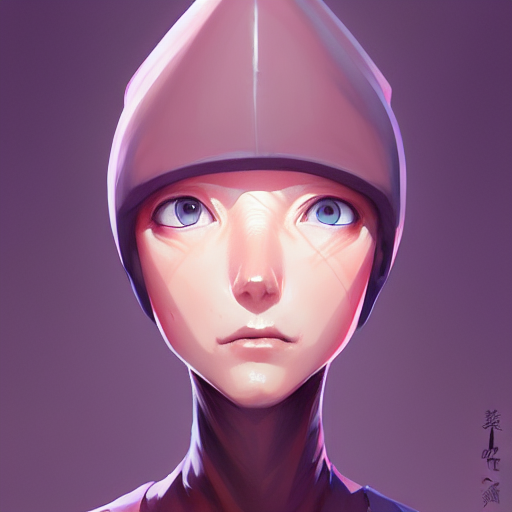 KREA AI conehead, portrait shinkai makoto studio ghibli st...