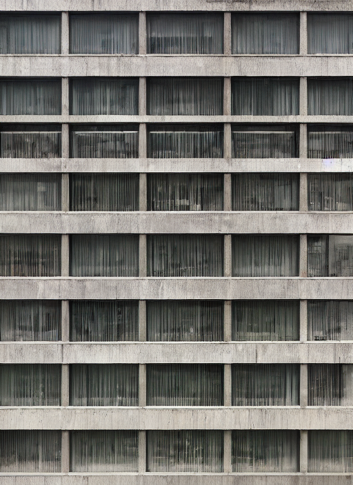 KREA AI - intricately detailed brutalist architecture made o...