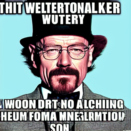KREA AI Walter white as willy wonka