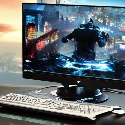 KREA AI the most expensive gaming computer, 4 k, high deta...