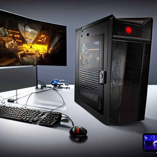 KREA AI the most expensive gaming computer, 4 k, high deta...