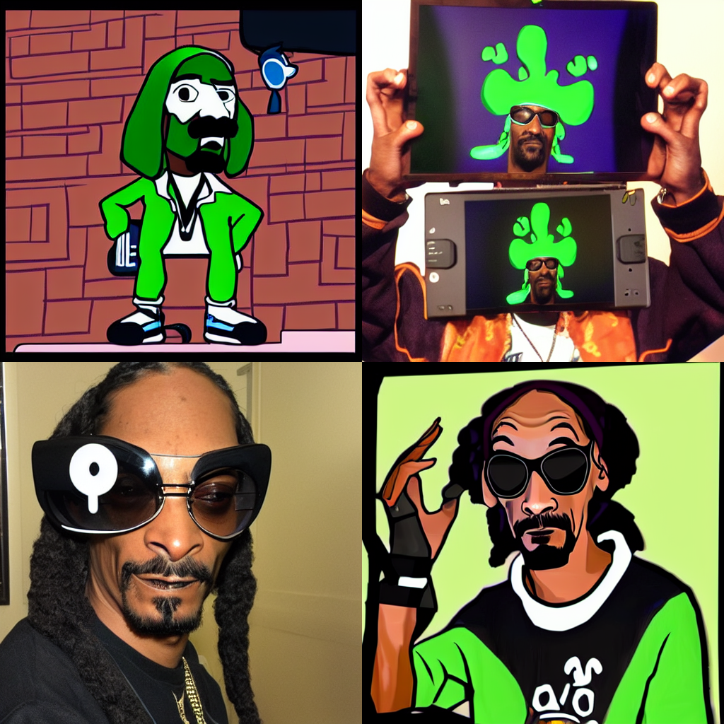 KREA AI snoop dogg as vinny vinesauce from vinesauce, stre...
