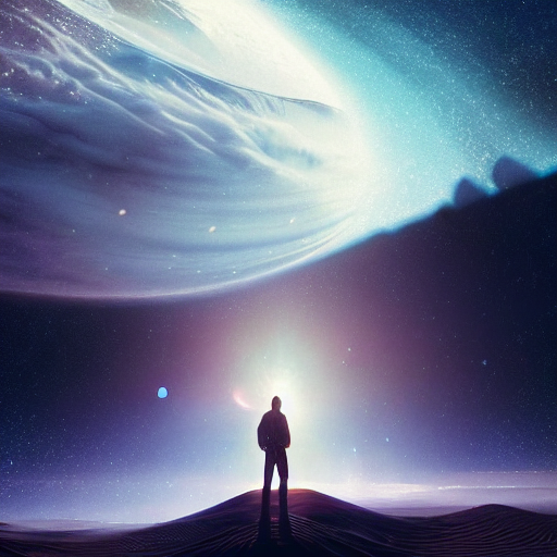 KREA AI A very beautiful scene from the film Interstellar,...